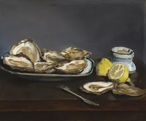 Oysters by Edouard Manet Oil Painting