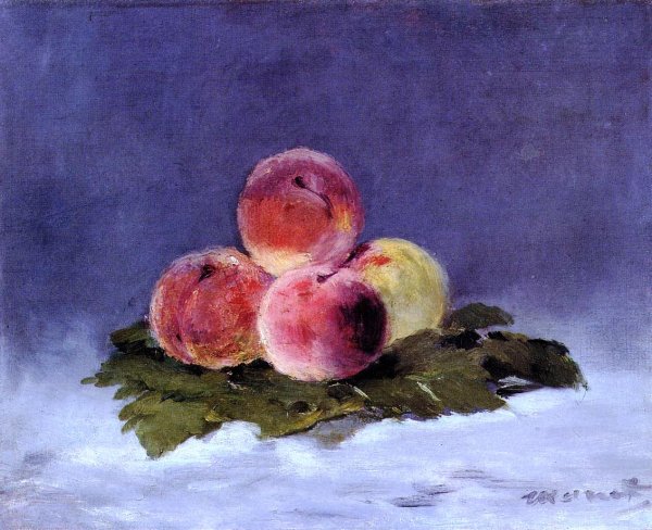 Main Product Photo of Peaches Painting by Edouard Manet