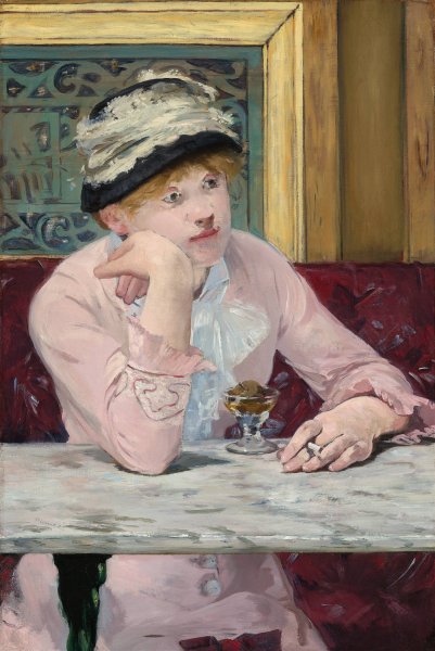Plum Brandy  by Edouard Manet - Hand-Painted Oil Painting Reproduction