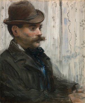 Portrait of Alphonse Maureau by Edouard Manet Oil Painting