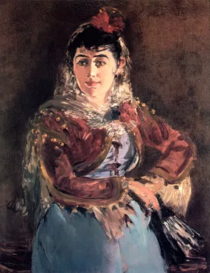 Portrait of Emilie Ambre in the Role of Carmen by Edouard Manet Oil Painting