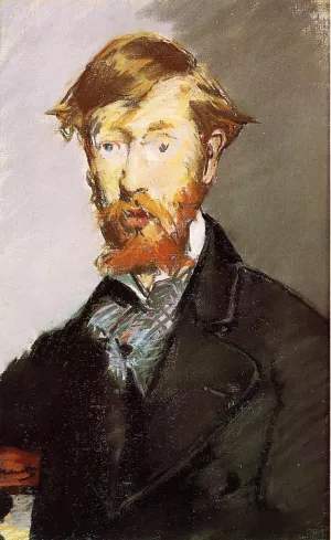 Portrait of George Moore by Edouard Manet - Oil Painting Reproduction