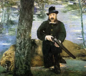 Portrait of M. Pertuiset, the Lion Hunter by Edouard Manet - Oil Painting Reproduction