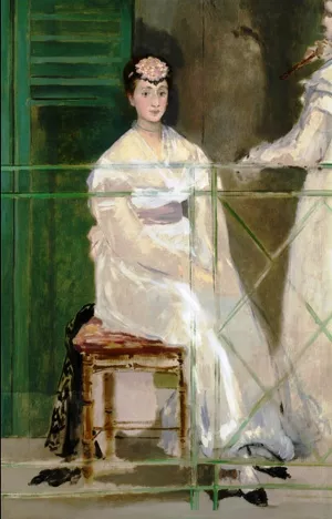 Portrait of Mademoiselle Clauss Study for the Balcony by Edouard Manet Oil Painting