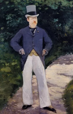 Portrait of Monsieur Brun by Edouard Manet - Oil Painting Reproduction