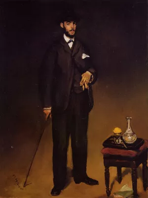 Portrait of Theodore Duret painting by Edouard Manet