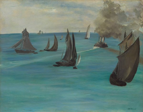 Main Product Photo of Sea View, Calm Weather  Painting by Edouard Manet