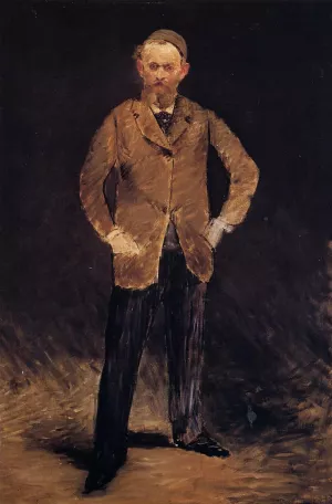 Self Portrait with Skull-Cap by Edouard Manet Oil Painting