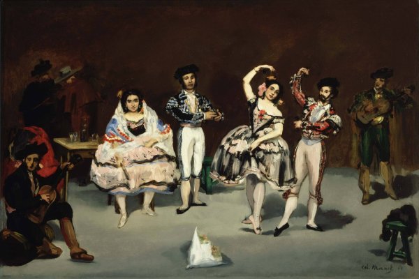 Spanish Ballet by Edouard Manet - Hand-Painted Oil Painting Reproduction