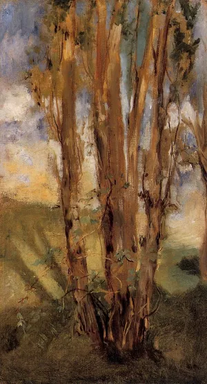 Study of Trees by Edouard Manet - Oil Painting Reproduction