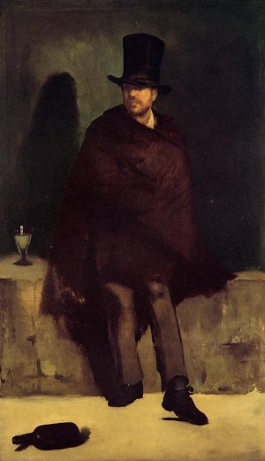 The Absinthe Drinker Oil painting by Edouard Manet
