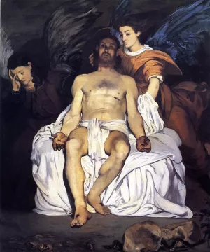 The Dead Christ and the Angels by Edouard Manet Oil Painting
