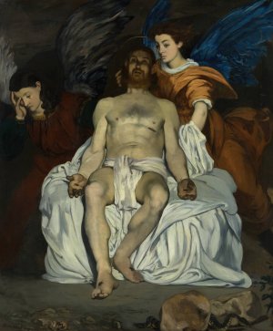 The Dead Christ with Angels by Edouard Manet Oil Painting