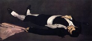 The Dead Toreador also known as The Dead Man by Edouard Manet Oil Painting