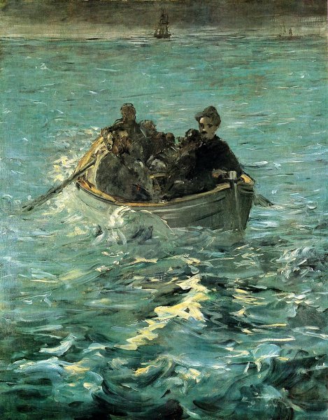 Main Product Photo of The Escape of Rochefort Painting by Edouard Manet
