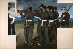 The Execution of Maximilian by Edouard Manet Oil Painting
