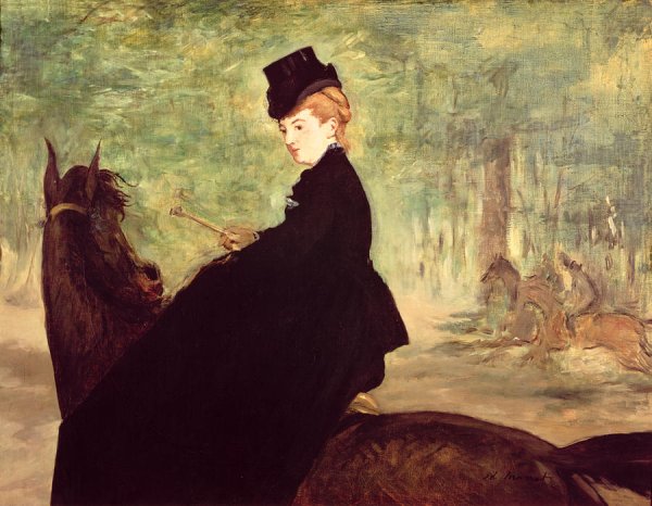 The Horsewoman by Edouard Manet - Hand-Painted Oil Painting Reproduction