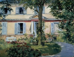 The House at Rueil by Edouard Manet Oil Painting