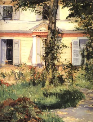 The House at Rueil by Edouard Manet Oil Painting