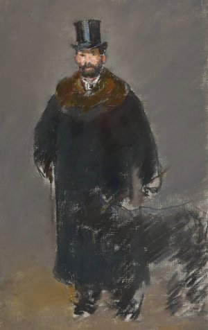 The Man with the Dog by Edouard Manet Oil Painting