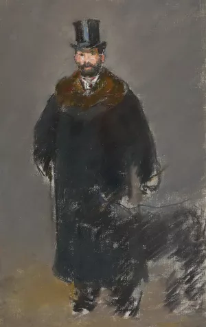 The Man with the Dog by Edouard Manet Oil Painting