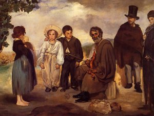 The Old Musician Oil painting by Edouard Manet