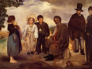 The Old Musician painting by Edouard Manet
