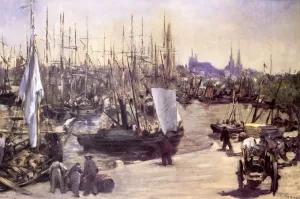 The Port of Bordeaux by Edouard Manet Oil Painting