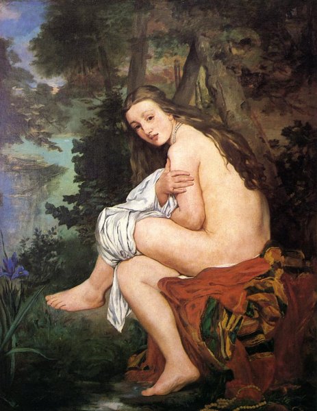 The Surprised Nymph by Edouard Manet - Hand-Painted Oil Painting Reproduction