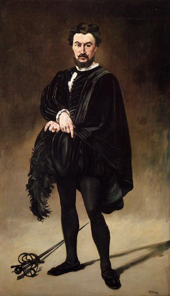 Main Product Photo of The Tragic Actor Painting by Edouard Manet