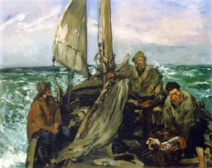 Toilers of the Sea by Edouard Manet Oil Painting