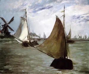 View in Holland by Edouard Manet Oil Painting