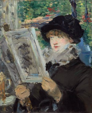 Woman Reading by Edouard Manet Oil Painting