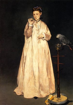 Young Lady with a Parrot