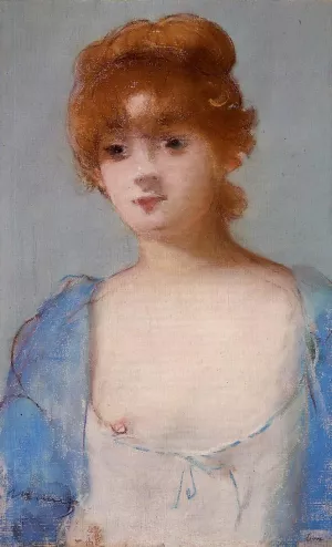 Young Woman in a Negligee by Edouard Manet Oil Painting