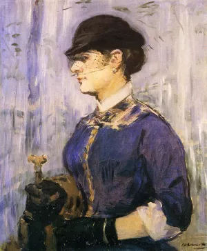 Young Woman in a Round Hat by Edouard Manet Oil Painting