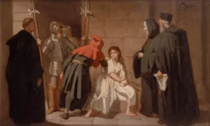Inquisition by Edouard Moyse Oil Painting
