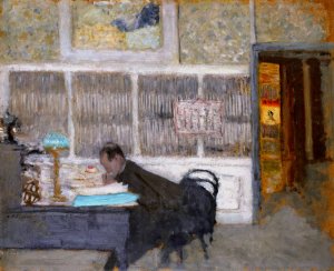At the Revue Blanche by Edouard Vuillard Oil Painting