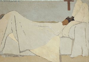 Au lit In Bed 1891 by Edouard Vuillard Oil Painting