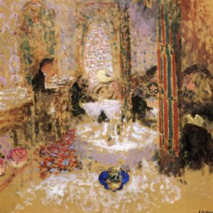 Chez Maxime Oil painting by Edouard Vuillard