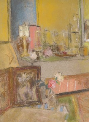 Coin De Cheminee a Les Clayes by Edouard Vuillard Oil Painting