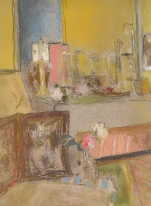 Coin De Cheminee a Les Clayes by Edouard Vuillard Oil Painting