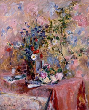 Flowers by Edouard Vuillard Oil Painting