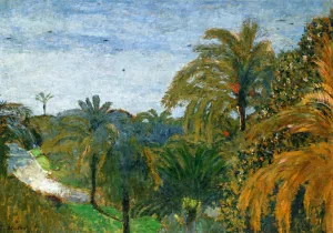 Garden in Cannes by Edouard Vuillard Oil Painting