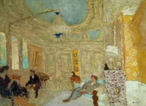 In the Waiting Room Oil painting by Edouard Vuillard