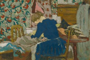 Interior Oil painting by Edouard Vuillard
