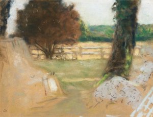 La Barriere blanche aux Clayes by Edouard Vuillard Oil Painting