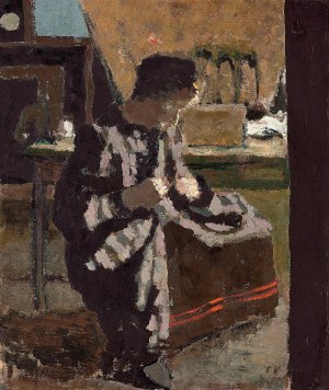 La couture by Edouard Vuillard Oil Painting