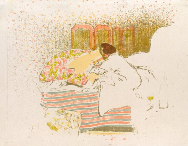 La naissance d'Annette  by Edouard Vuillard - Hand-Painted Oil Painting Reproduction