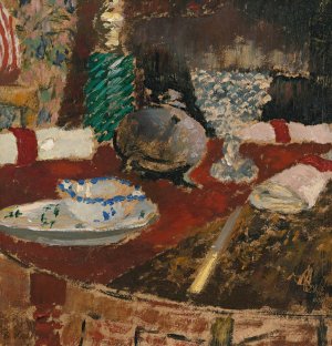 La Sauciere Et Les Ronds De Serviette by Edouard Vuillard Oil Painting